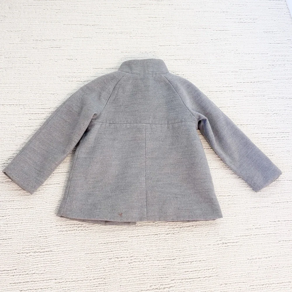TAHARI Toddler Girls 4T Gray Peacoat Jacket Classic Cozy Church Special Events